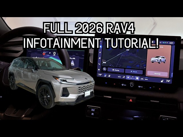 2026 Toyota RAV4 Infotainment: EVERY Menu, Setting & Feature!
