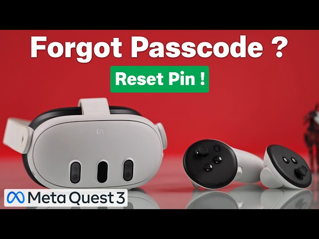 How To Reset Meta Quest 3 Pin Code!