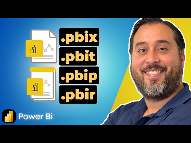PBIX vs PBIT vs PBIP vs PBIR - Stop Passing Around .pbix Files like it's 2019!