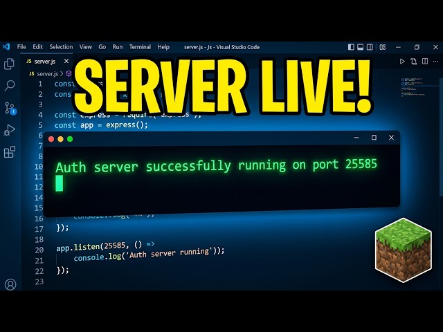 Creating my own Minecraft Auth Server with Node.js