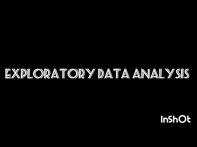 Exploratory Data Analysis using Python