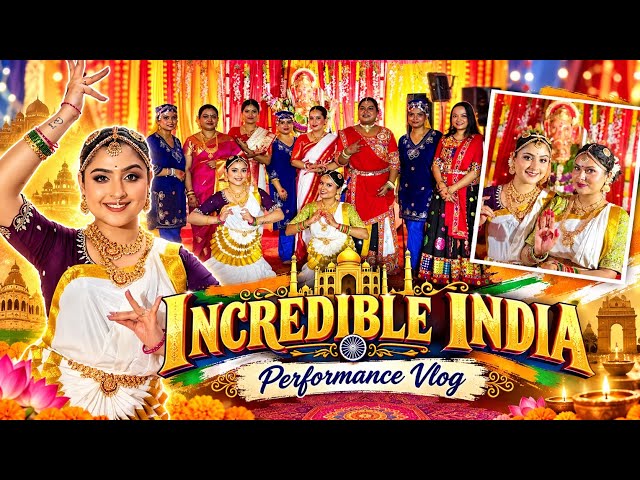 ❤️ 🇮🇳 Incredible India Dance Performance | Celebrating the Colors of India | Ganesh Puja Vlog 2026