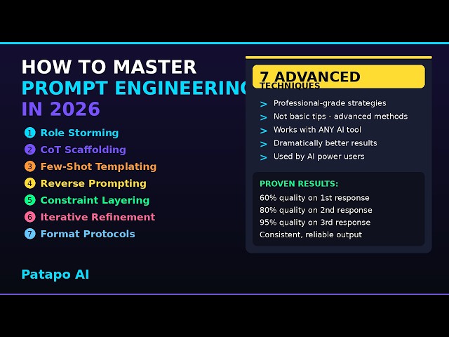How to Master Prompt Engineering in 2026 — 7 Advanced Techniques