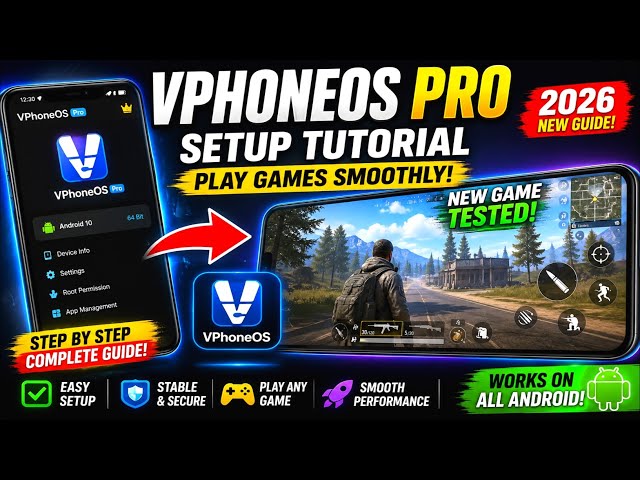 How to Setup VPhoneOS Pro on Android – (Complete Setup & Gaming Test)