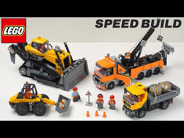 All LEGO City 2025 Construction Sets Compilation Speed Build