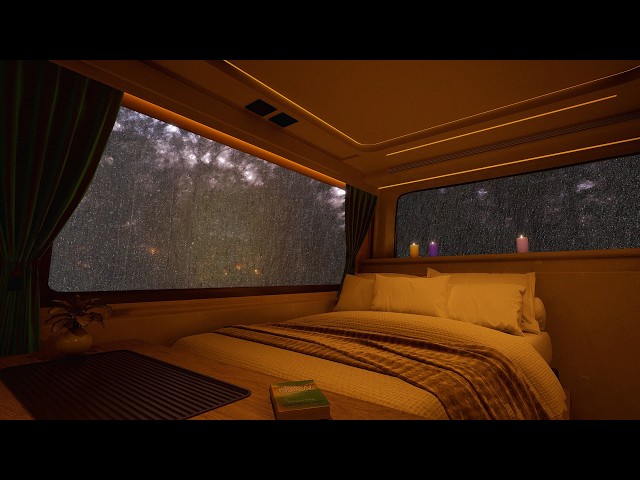 🎧 Rainstorm by the RV Window | Sleep, Relax & Study with Ambient Noise