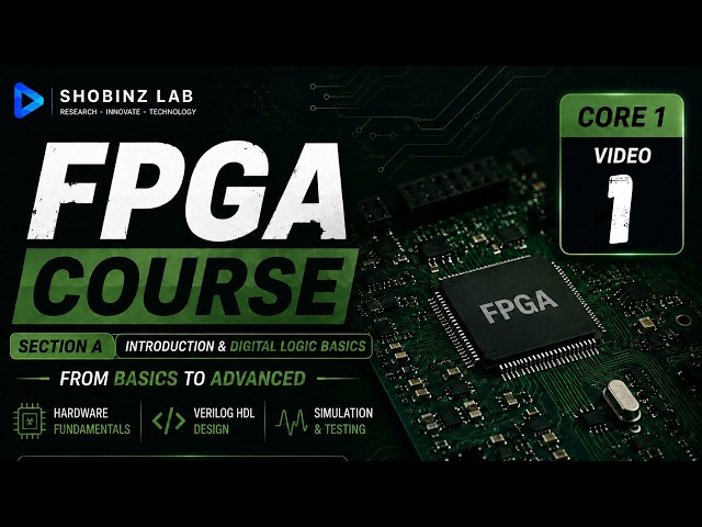 FPGA Tutorial | SECTION A | VIDEO 1 | SHOBINZ LAB
