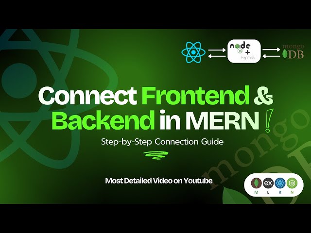 How to Connect Frontend with Backend in MERN Stack - Fix CORS Error & API Calls 🔥