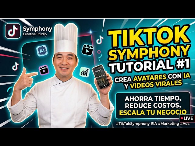 ¿Symphony Creative studio cómo usar ? TikTok Symphony Tutorial para crear videos con IA paso a paso.