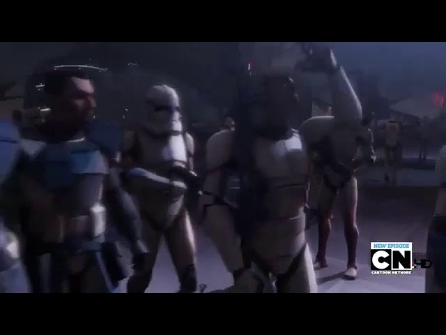 Captain Rex thanks Fives and Hardcase, and Jesse makes fun of Hardcase