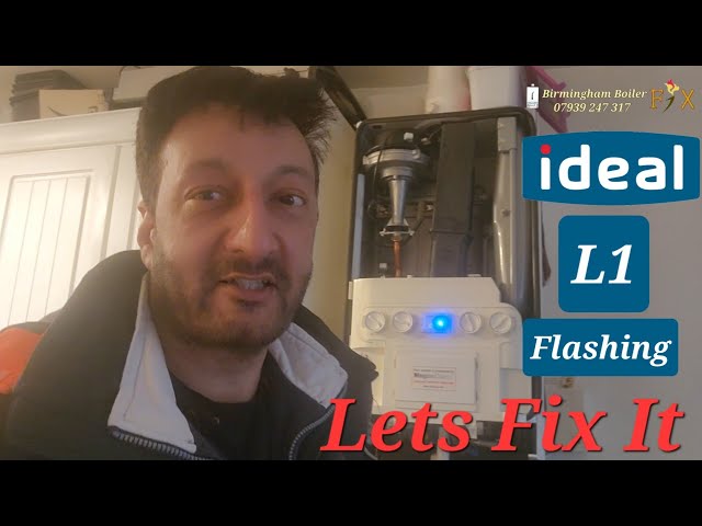 Ideal logic L1 flashing diagnosis and repair Birmingham boiler repair
