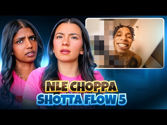 Canadian Girls React to NLE Choppa “Shotta Flow 5” 😂 This Video Is WILD #nlechoppa #drill #rap