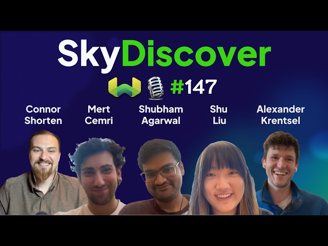 SkyDiscover with Alexander Krentsel, Shu Liu, Shubham Agarwal, and Mert Cemri - Weaviate Podcast 147