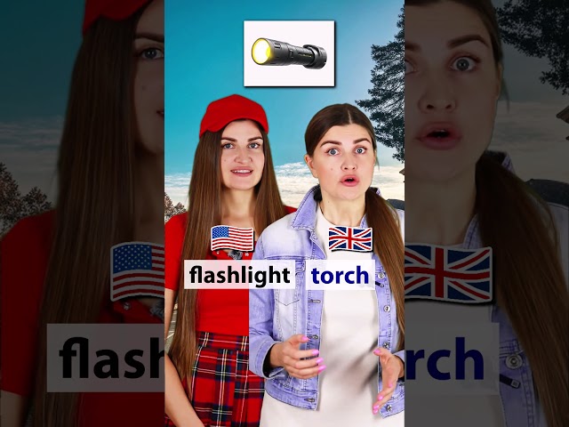 American vs British English🇬🇧 #english #vocabulary
