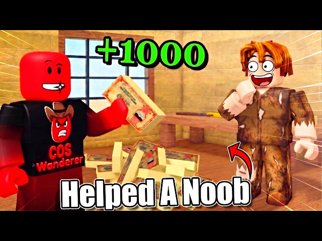 Making My Noob Friend The RICHEST Player in Dead Rails!