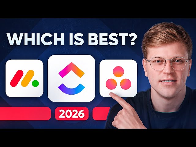 ClickUp vs Monday.com vs Asana - Which is Best? (2026)