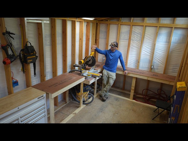 Building Out My Shed Into A Functional Workshop!