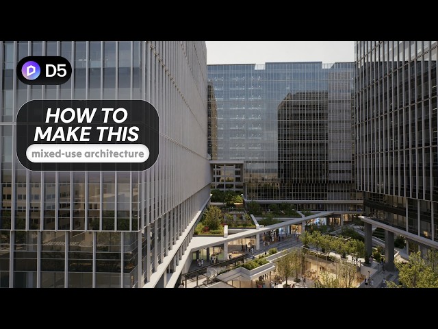 How to Make Mixed-Use Architecture Look Real in Minutes