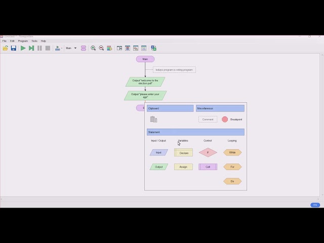 Creating a voting program using flowgorithm || tech with triple j