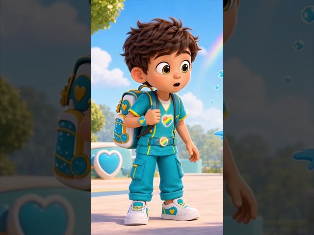 Tiny Germs on Savi’s Hands! 🦠👐 #Shorts