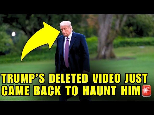 🚨WATCH: Trump’s Deleted Video Just WENT PUBLIC—It’s BAD