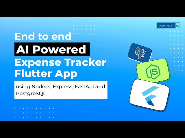 (Backend Part) Complete AI Powered Expense Tracker Flutter App | NodeJS | FastAPI | PostgreSQL