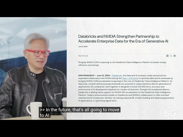 Jensen Huang on one gigantic massive market - Data Processing