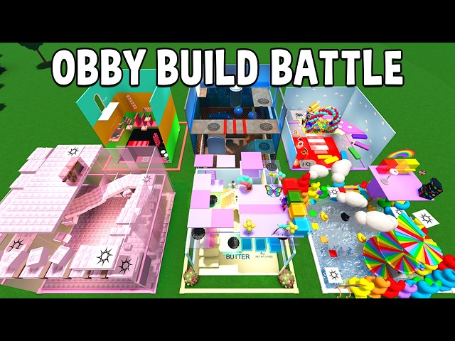MEGA Obby Build-Off CHALLENGE!