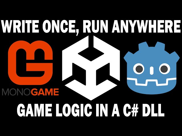 Write Once, Run Anywhere: Sharing a DLL across Monogame, Unity and Godot