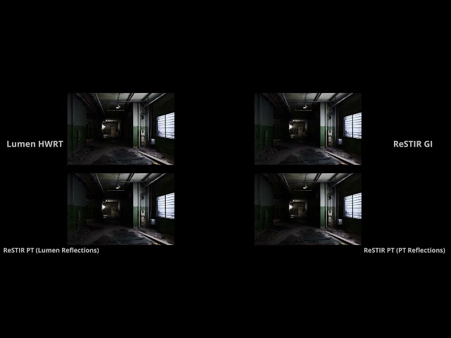 Lumen Vs ReSTIR (GI, PT, Realtime PT)