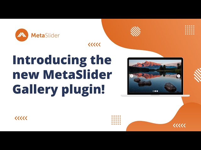 Introducing the new MetaSlider Gallery plugin!