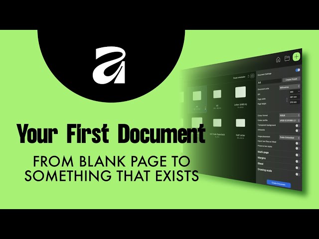 Create Your First Affinity Layout Document (Step-by-Step Tutorial)🧾