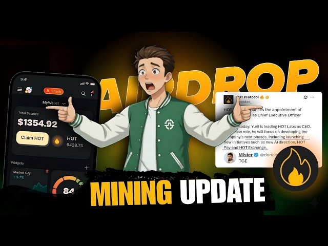 Hot Coin Mining New Update | Hot Wallet Airdrop Listing Update | Hot protocol Airdrop Withdrawal
