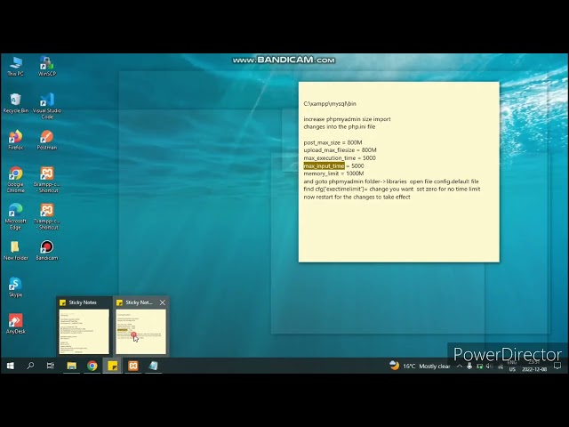 import dump data in MySQL phpmyadmin php xammp wamp server , database import phpmyadmin