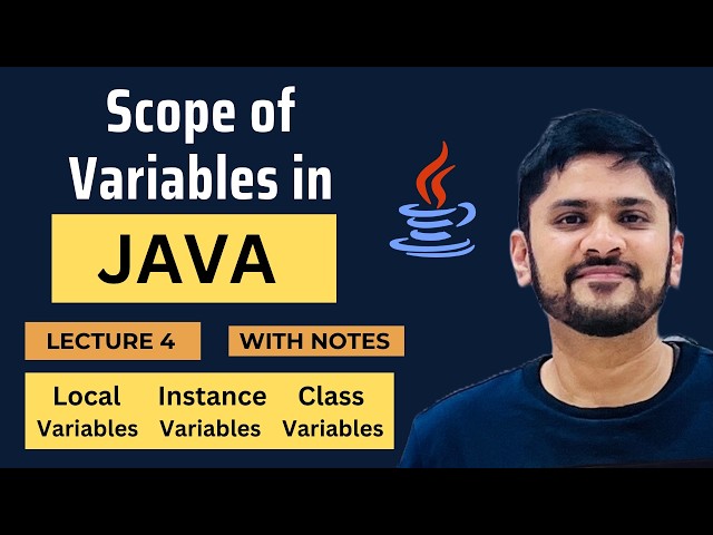 Scope of Variables in Java | Instance Static Local | Java Tutorial for Beginners | Amit Thinks
