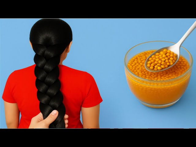 Fenugreek+One Ingredient at Home: Black, Long & Thick Hair!At home#hair #shorts #viral 