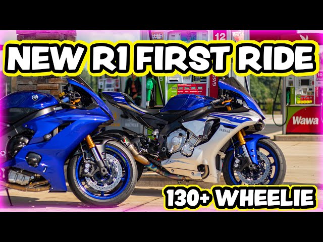 FIRST RIDE ON NEW R1 *IT GETS CRAZY*