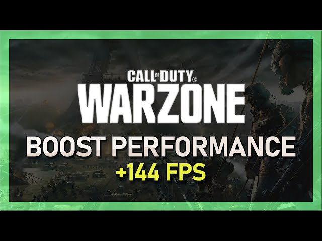 Modern Warfare Warzone - How To Boost FPS & Increase Performance
