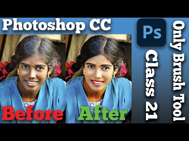 How to do image retouching in photoshop