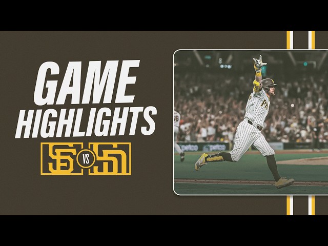 Giants vs. Padres Game Highlights (8/1/26) | MLB Highlights