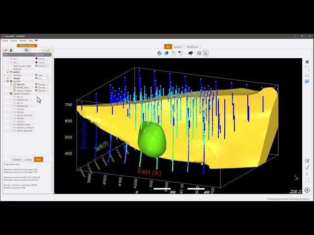 GEOREKA: Automated Geological Modelling Part 2:  Grade interpolation