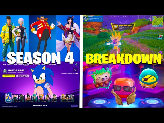 Absolutely Everything NEW in Fortnite Season 4!