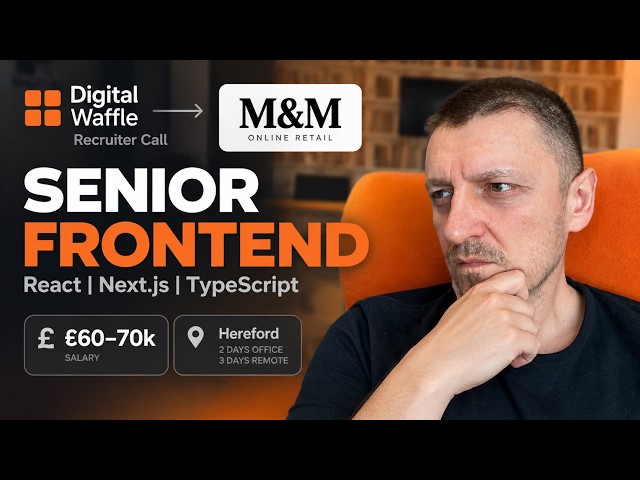 Real UK Recruiter Call: Senior Frontend Developer | React, Next.js, TypeScript | £60–70k