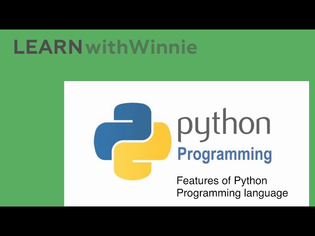 Learn Python Programming | Features of Python | Programming Language - MLL, LLL, HLL