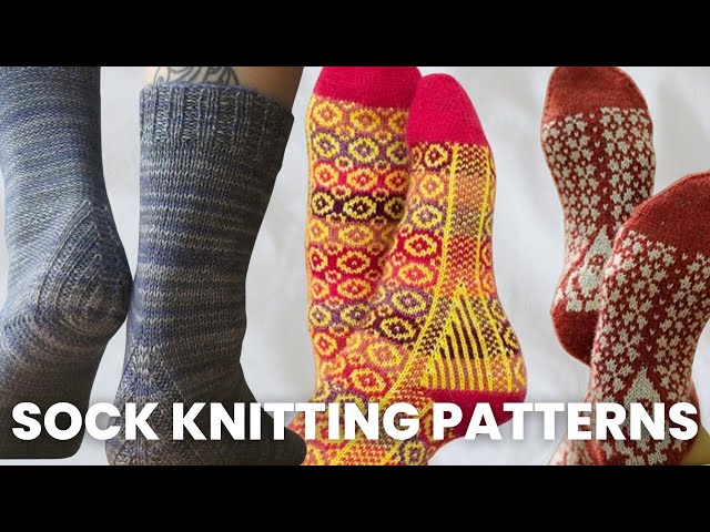 10 Creative & Unconventional SOCK Knitting Patterns