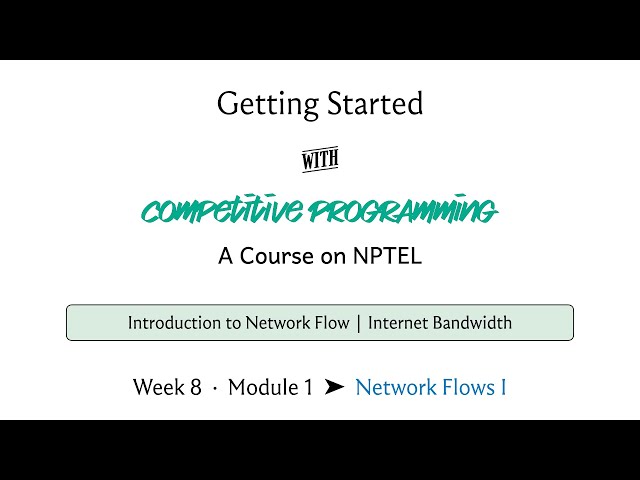 mod08lec44 - Ford-Fulkerson for MaxFlow
