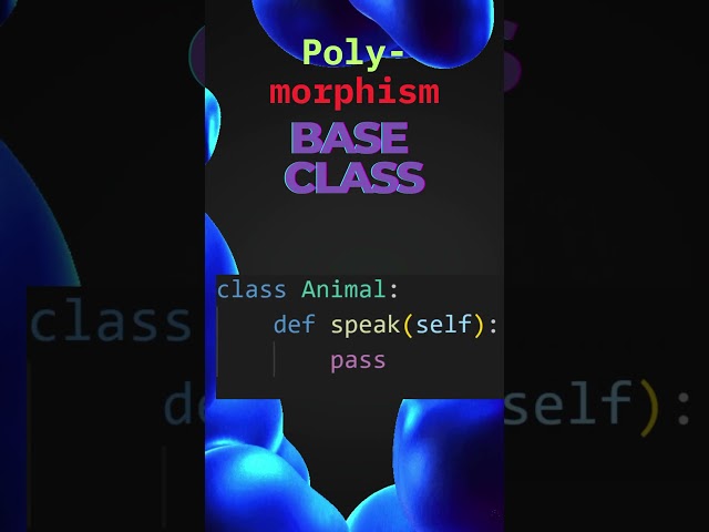 Learn the basics of #polymorphism in this quick video. #coding #programming