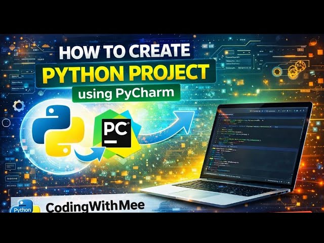 how to create a python project using pycharm #coding #viral #viralvideos #trend