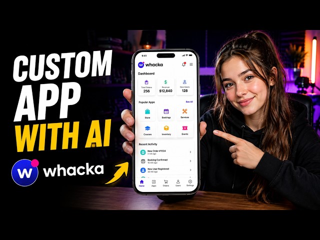 I Built a Custom AI App Without Coding Using Whacka (Full Tutorial)