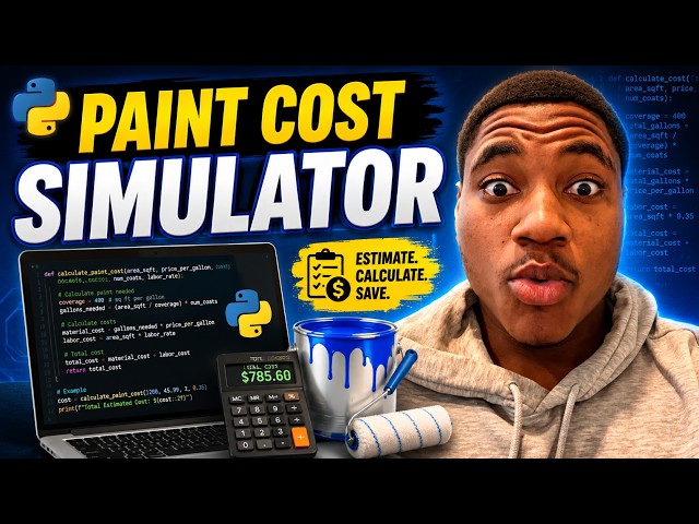 Python Project for Beginners: Build a Paint Cost Simulator